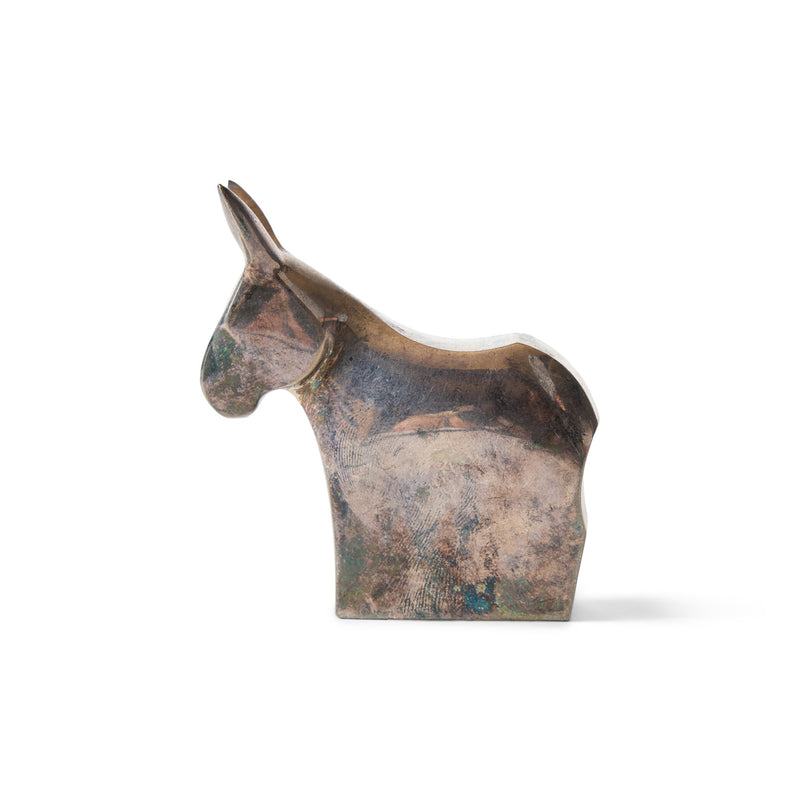Silver Donkey Figurine by Gunnar Cyren for Dansk Designs, 1970's