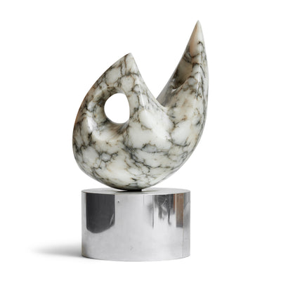 Organic Marble Sculpture by Victoria Blumberg