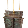 Monumental Archaic Bronze Lamps