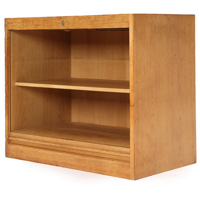 Oak Tambour Door File Cabinet by Hans J. Wegner for Johannes Hansen, 1960s