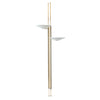 Brass Tension Pole Floor Lamp by Gerald Thurston for Lightolier