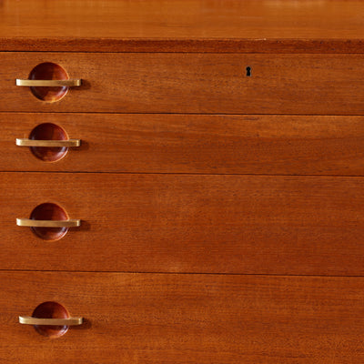 Wall Mount Teak Cabinets by Hans J. Wegner for Johannes Hansen, 1951 - WYETH