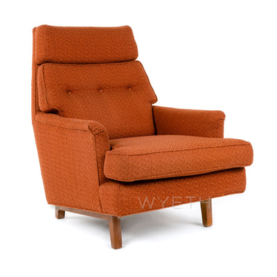 Lounge Chair and Ottoman by Edward Wormley for Dunbar