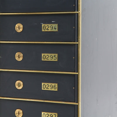 Enumerated Stacked Safety Deposit Boxes from USA