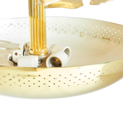 Chandelier by Paavo Tynell for Lightolier, 1950s