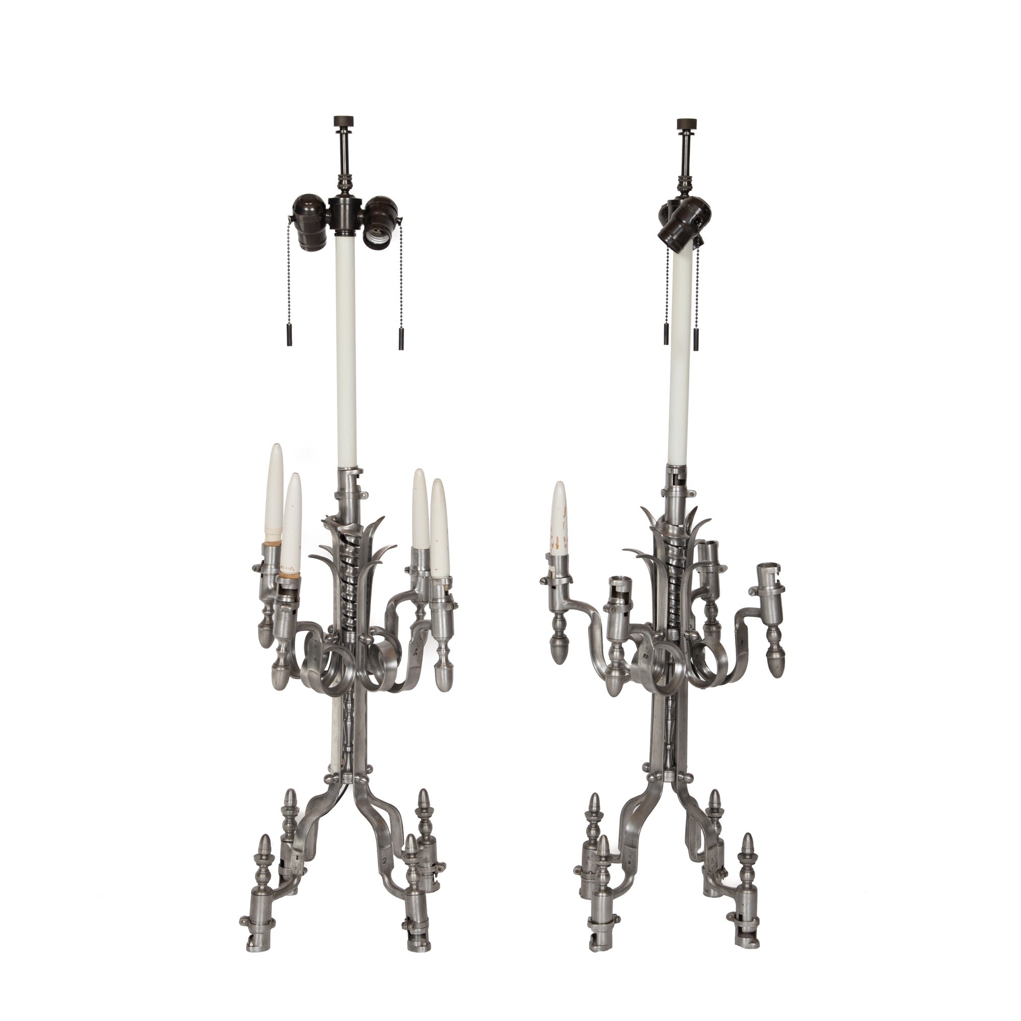 Crafted Bayonet Candelabra, 1950s