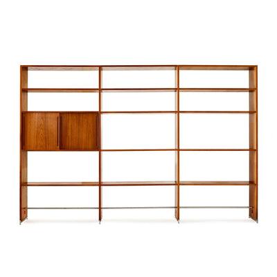 Teak Shelving and Storage Unit by Hans J. Wegner for Ry Mobler