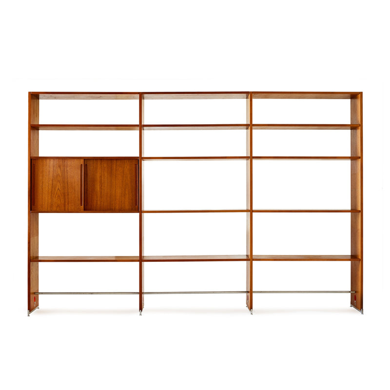 Teak Shelving and Storage Unit by Hans J. Wegner for Ry Mobler