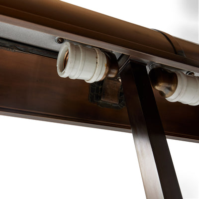 Bronze Bank Island or Desk Lamp by Frink Co.