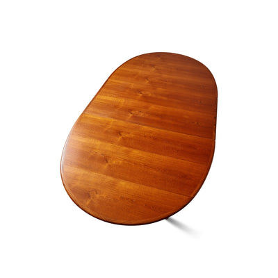 Oval Extension Table by Hans J. Wegner for Johannes Hansen