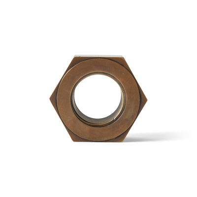 Industrial Dark Bronze Machine Nut by WYETH