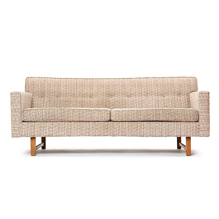 Two Seat Loveseat Sofa by Edward Wormley for Dunbar
