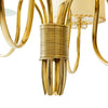 Brass Chandelier by Paavo Tynell for Taito Oy