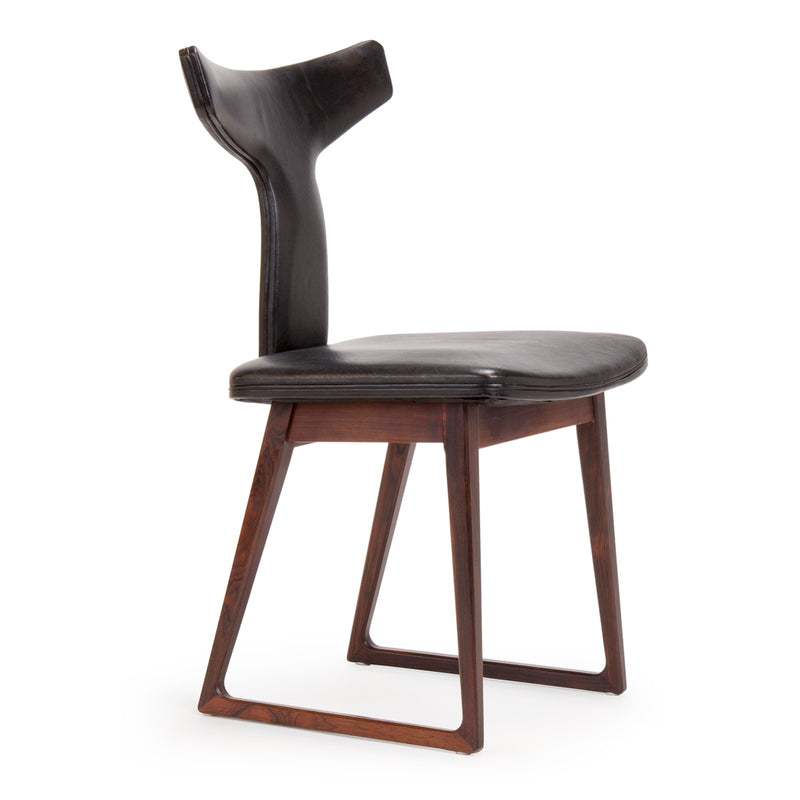 T-Shaped Back Rosewood Chair by Arne Vodder for Sibast Furniture, 1960s