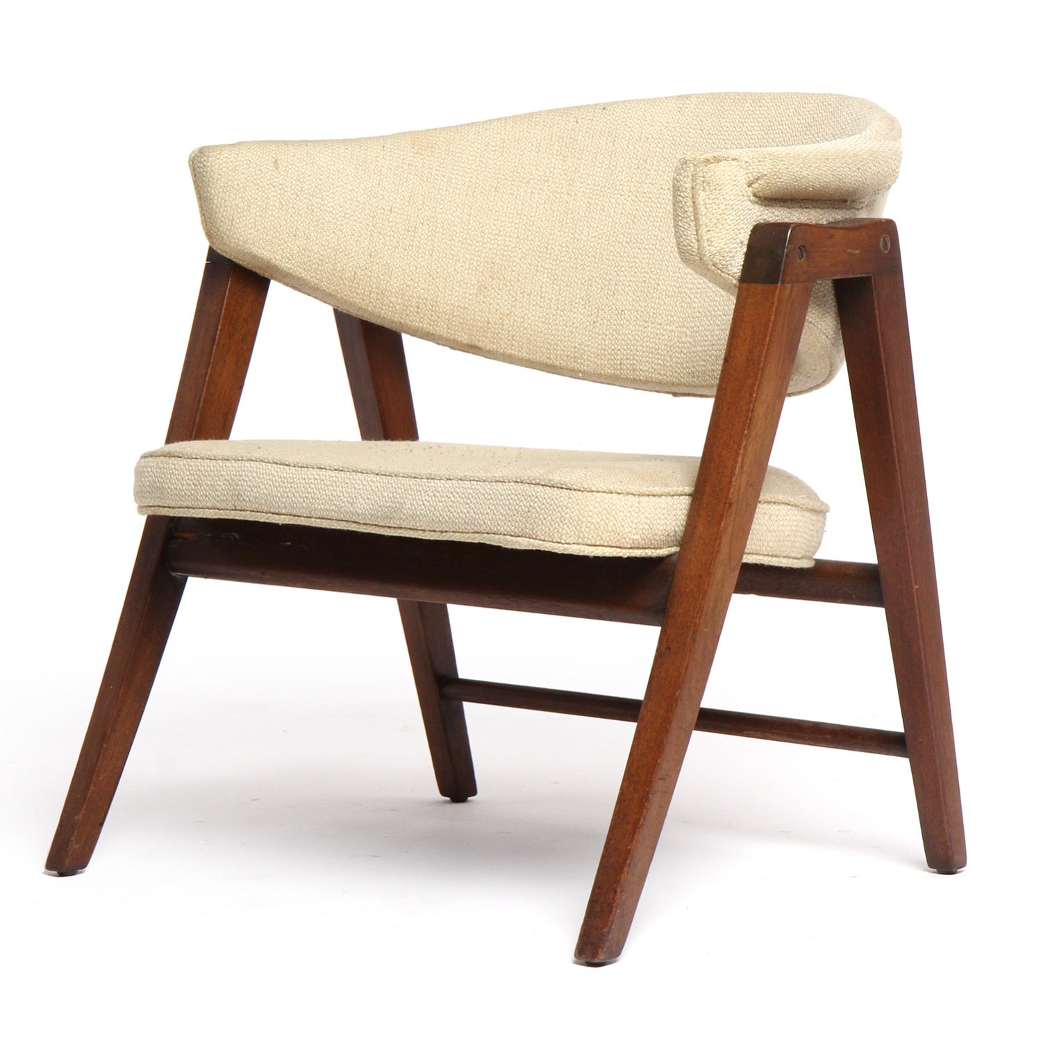 A-frame Armchair by Edward Wormley for Dunbar