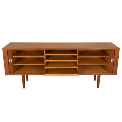 Tambour Door Credenza by Hans J. Wegner for Ry Mobler, 1960s