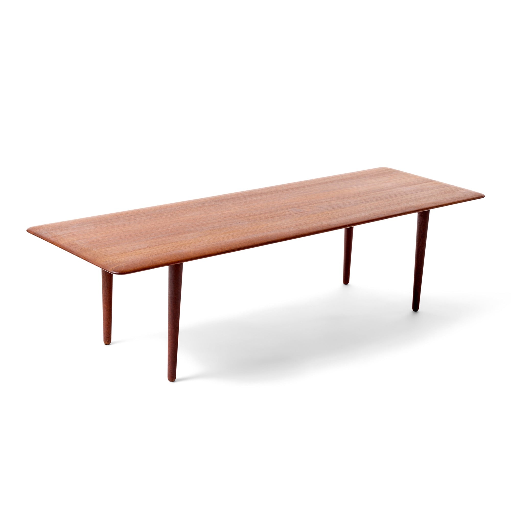 Solid Teak Table by Peter Hvidt & Orla Mölgaard-Nielsen for France & Son, 1950's