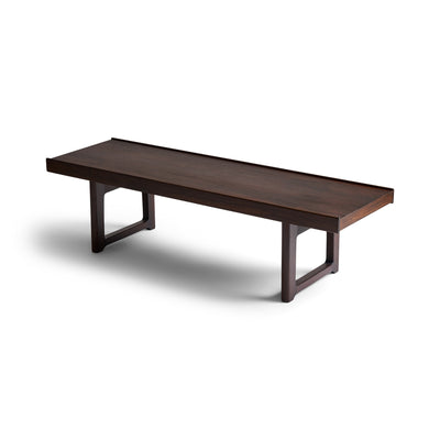 Rosewood Low Table Bench by Torbjorn Afdal for Bruksbo