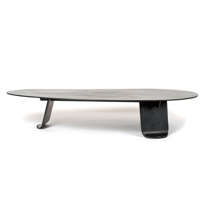Chrysalis No. 1 Low Table in Blackened Steel by WYETH, Made to Order