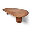 Chrysalis No. 1 Low Table in Natural Patinated Bronze by WYETH