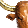 Carved Bull Sculpture from USA