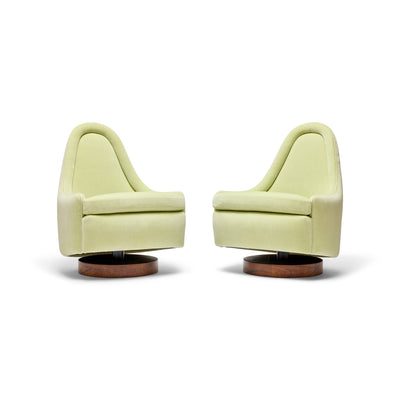 A Swivel Tilt and Rock Slipper Chair by Milo Baughman for Thayer Coggin Inc, 1960s