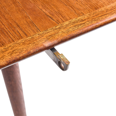Teak and Oak Extension Dining Table by Hans J. Wegner for Johannes Hansen
