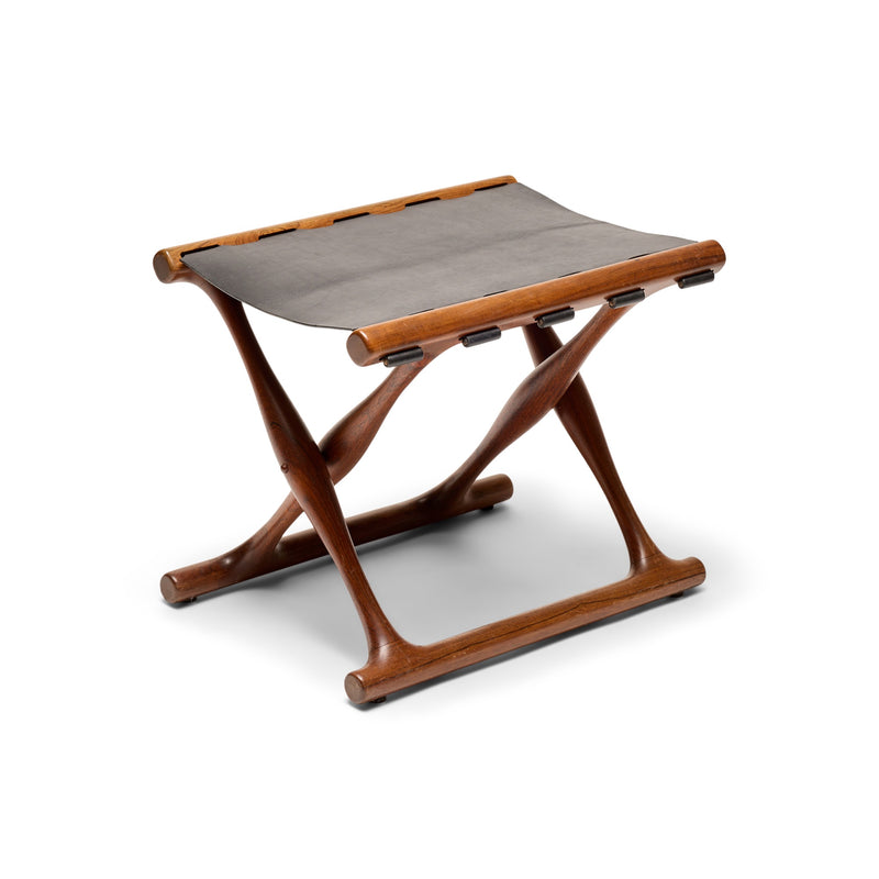 Folding Stool by Poul Hundevad