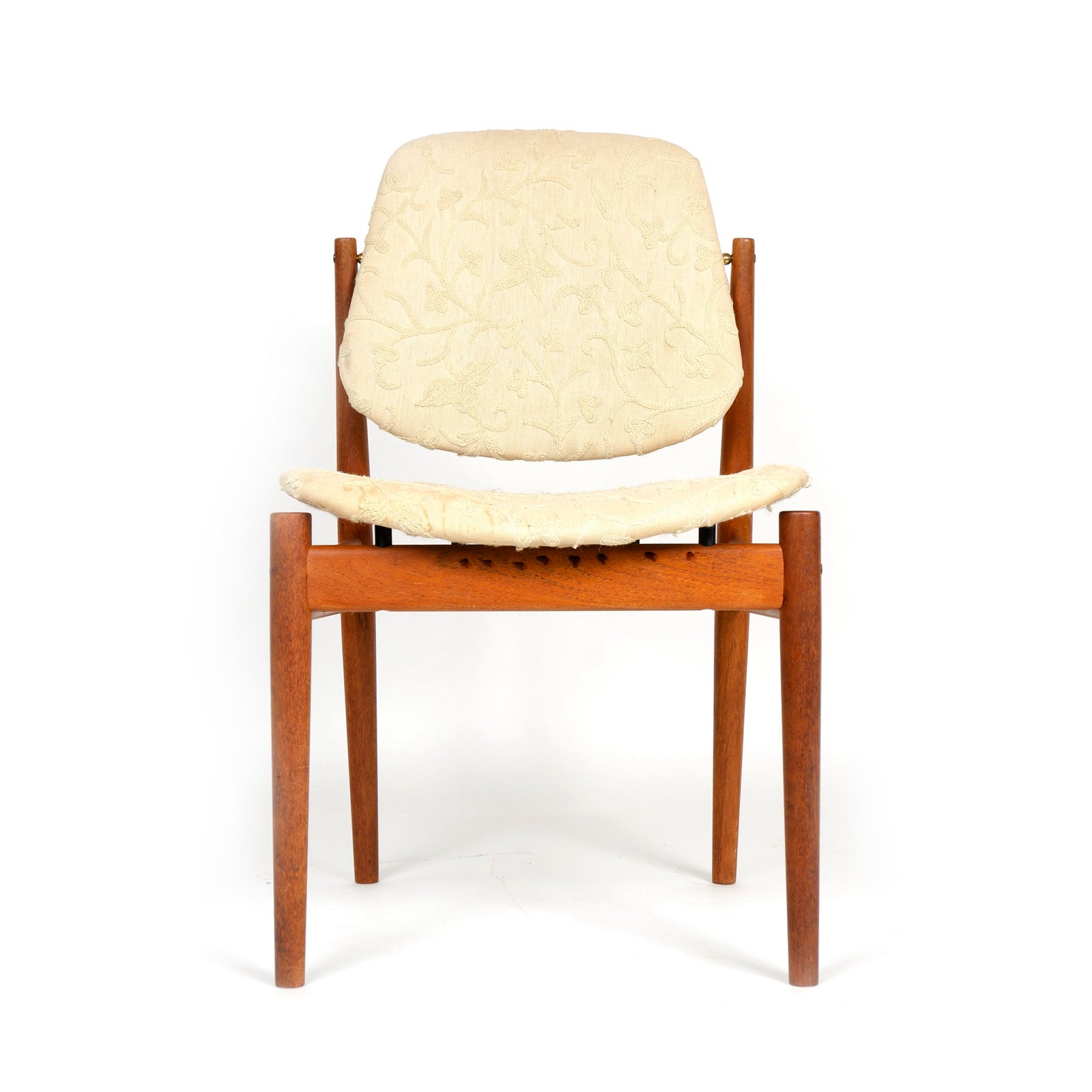 Solid Teak Frame Dining Chair by Arne Vodder for France and Son