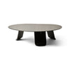 Chrysalis No. 2 Low Table in Blackened Steel by WYETH, Made to Order