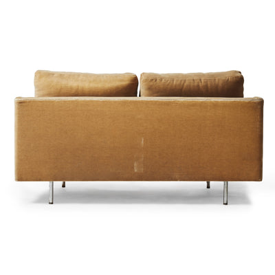 Settee on Tubular Steel Legs by Benjamin Thompson for Design Research Inc