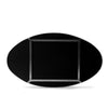 Original Polished Stainless Steel Oval Mirror by WYETH