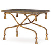 Gilded Wrought Iron Rope Table from Italy