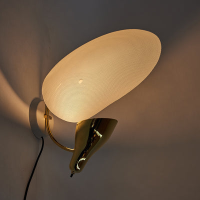 Reflector Wall Lamp Attributed to Lightolier, 1960s