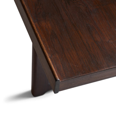 Rosewood Low Table Bench by Torbjorn Afdal for Bruksbo