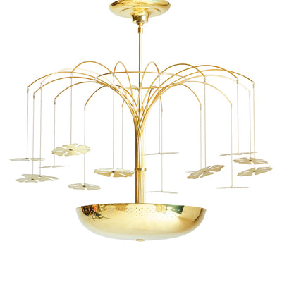 Chandelier by Paavo Tynell for Lightolier, 1950s