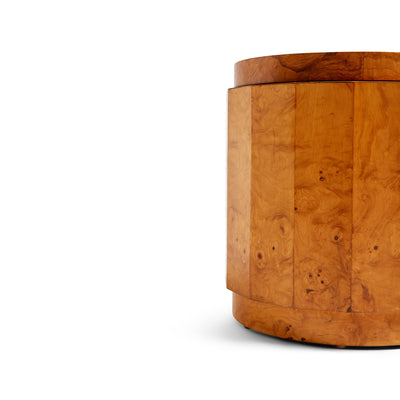 Burlwood Side Table by Edward Wormley for Dunbar