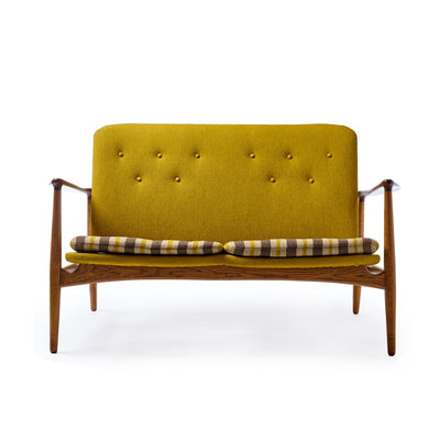 Danish Modernist Settee by Arne Vodder for Bovirke