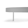 Original Biomorphic Low Table in White Steel by WYETH, Made to Order