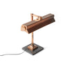 Bronze and Marble Desk Banker's Lamp for I.P. Frink