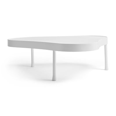 Original Biomorphic Low Table in White Steel by WYETH, Made to Order