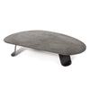 Chrysalis No. 1 Low Table in Blackened Steel with Zinc Finish by WYETH, Made to Order