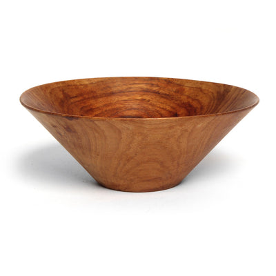 Lathe Turned Teak Bowl by Shigemichi Aomine for National Crafts Council