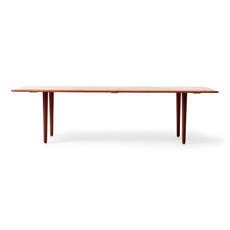 Solid Teak Table by Peter Hvidt & Orla Mölgaard-Nielsen for France & Son, 1950's