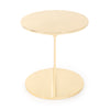 ‘Round I-Beam’ Side Table in Polished Bronze by WYETH, Made to Order