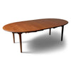 Rare Extension Table in Solid Teak and Oak by Hans J. Wegner for Johannes Hansen
