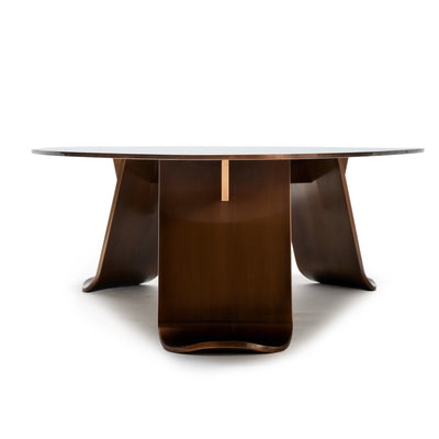 Chrysalis No. 3 Low Table in Polished Bronze by WYETH, Made to Order