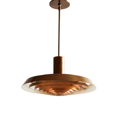 Copper Pendant Ceiling Fixture by Poul Henningsen for Louis Poulsen