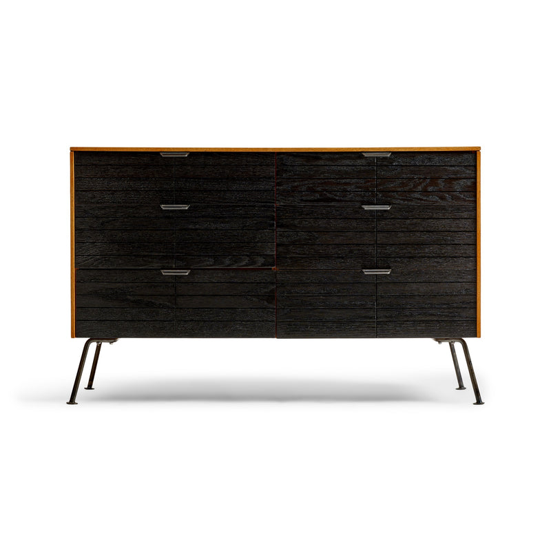 Brushed Oak Cabinet by Raymond Loewy for Mengel, 1950s