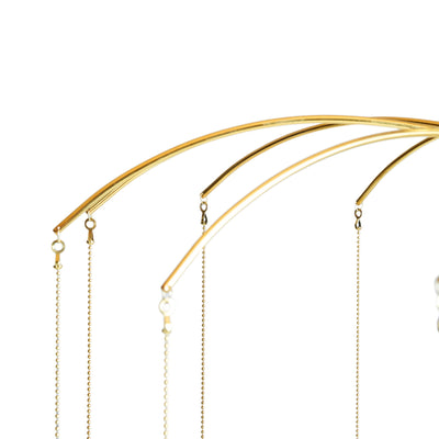 Chandelier by Paavo Tynell for Lightolier, 1950s